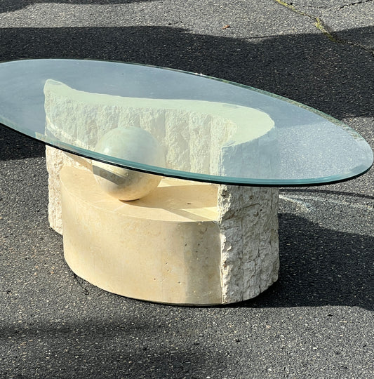 Tessellated Mactan Stone Coffee Table